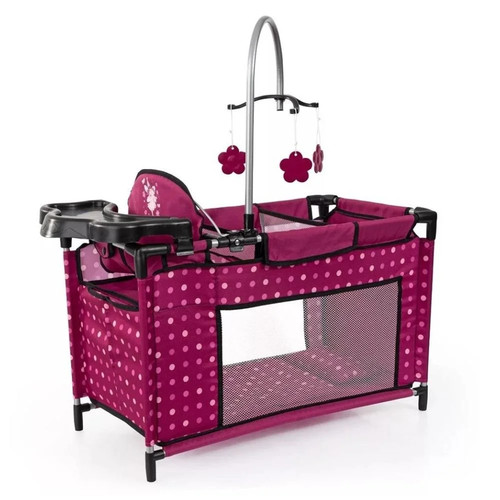 Pink doll cot - doll, with