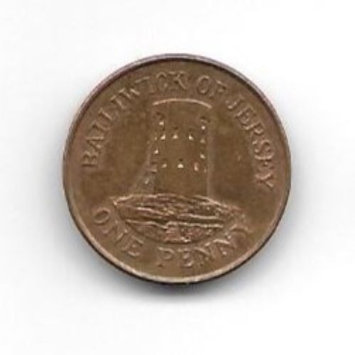 2163 jersey penny - jersey, coin