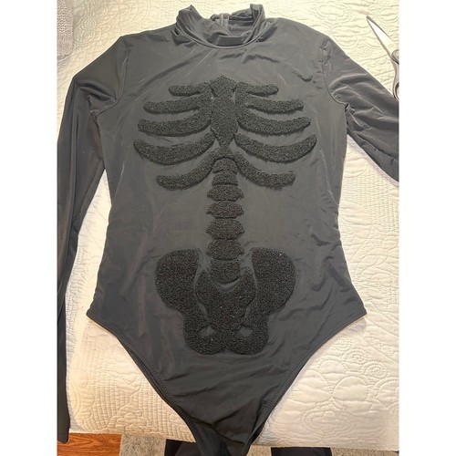 Buff bunny skeleton bodysuit - skeleton,
