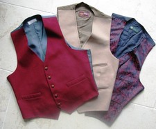 Men's Waistcoats 42" Chest x 3