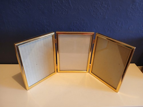 Tripple brass frame hinged - brass,
