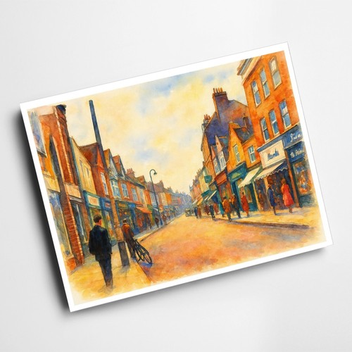 Print south street - print,