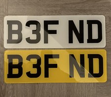 2D SHORT 5/6 DIGIT 16" 13" SHOW PLATES 2D STANDARD NUMBER PLATES PRINTED PAIR