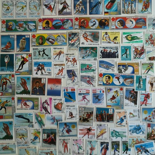 Olympics winter stamps - winter,