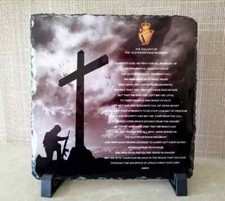 UDR Collect Silhouette Photo Slate (Ulster Defence Regiment)