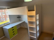 Ikea Loft Bed With Desk And Storage 