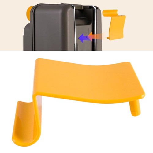 Toilet waste tank lock - lock, clip