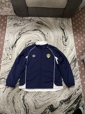 Leeds United FC 00s Vintage Admiral Football Tracksuit Jacket Size Medium Men’s