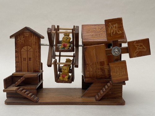 Wooden music box teddy - teddy, bear