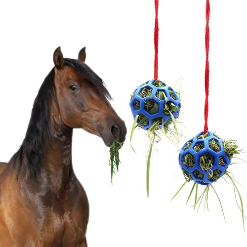 Hanging hay feeder ball - hanging,