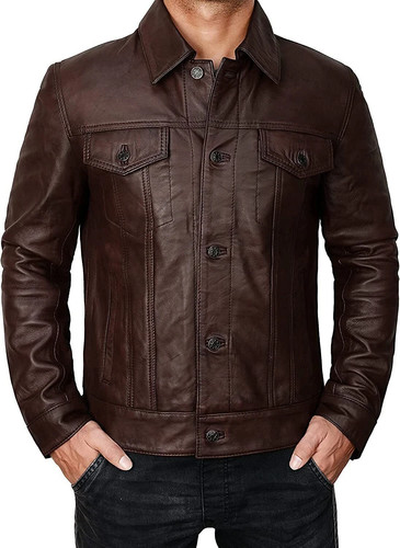 Men vintage real leather - vintage,