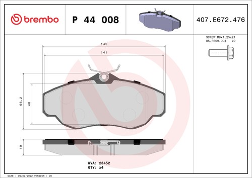 Front brembo 008 brake - 008,