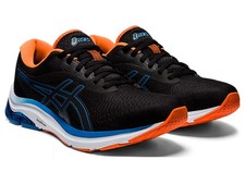 Asics Gel Running Shoes Gel Pulse 12 Black / Reborn Blue Mesh Men's UK  13 EU 49