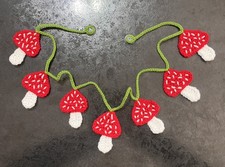 🍄NEW hand crochet bunting