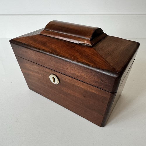 Antique georgian mahogany tea - georgian,