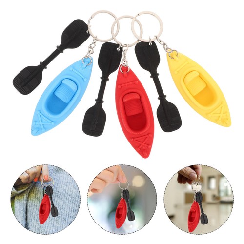 Pcs canoe paddle keychain - canoe,