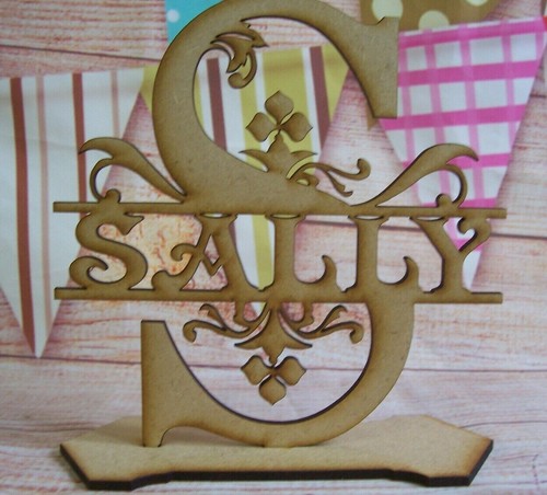 Personalised mdf monogram - mdf,