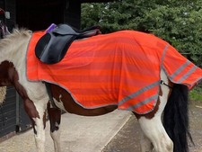 REFLEX HIND EXERCISE SHEET HI-VIZ QUARTER SHEET SADDLE GAP  FULL-PON NEON ORANGE