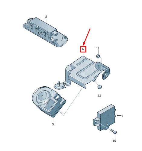Touran alarm horn - touran,