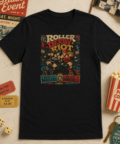 Roller derby riot - derby,