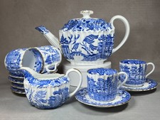 1882 Copeland Spode Willow Pattern 1 / 2140 12-Piece Part Tea or Coffee Service