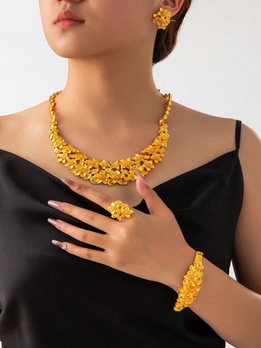 24k gold plated dubai pcs - 4,