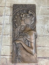 Art Noveau Girl Portrait Bas