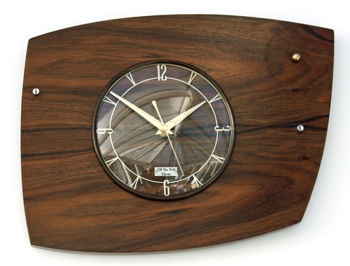 New 35cm wooden wall clock - wooden,