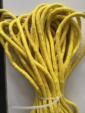 Rope floating line plaited  size 10mm length 23metres colour yellow.unused..
