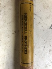 Vintage Hiergesell Brothers Double Diamond Engraved Stem Thermometer Case