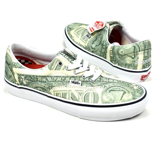 Nwt supreme vans dollar bill - vans,
