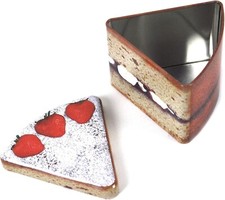 Cake Storage Tin Victoria Sponge Metal Tins Biscuits Cookies Tin
