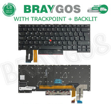 For Lenovo Thinkpad T480S UK Layout Laptop Keyboard With Trackpoint + Backlight