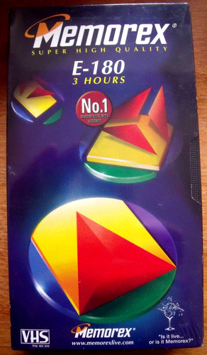 Memorex 180 hour - blank, vhs
