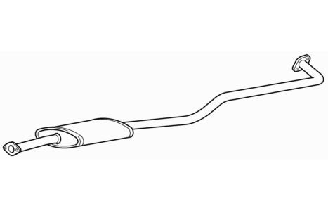 Quality centre exhaust - centre, middle