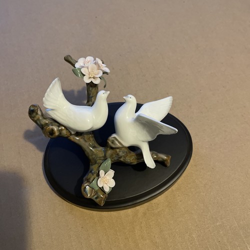 Lladro doves cherry tree - doves,