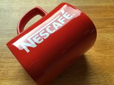 Red Nescafe Coffee Mug Square