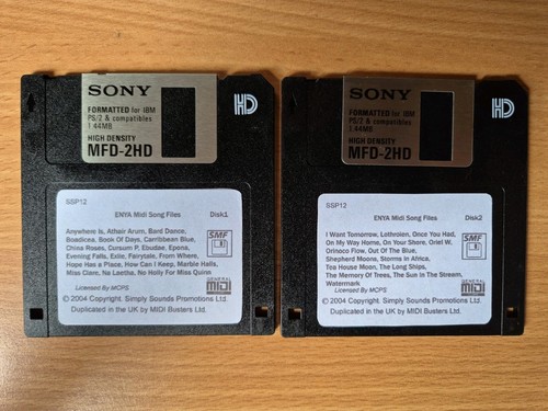 Enya midi song files - enya, floppy