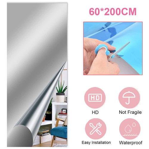 Mirror wall sticker flexible - wall,