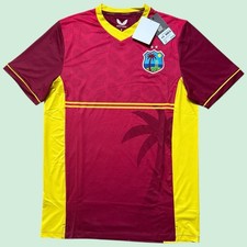Castore West Indies Cricket Shirt ODI Short Sleeve Jersey BNWT Men's Small