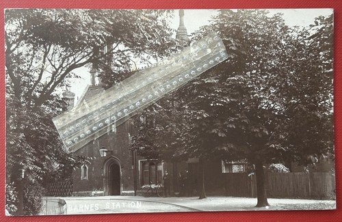 Barnes railway station - railway, london