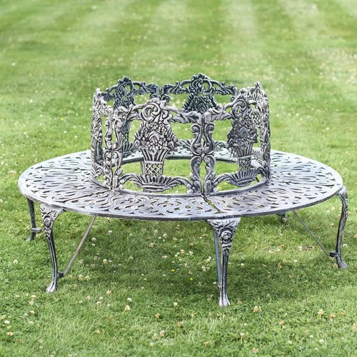 Solid antique silver - silver, "royale"