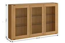 M&S Sonoma 3 Glass Door Display Cabinet/Dresser Top