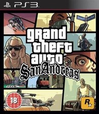 Grand Theft Auto San Andreas - Sony PS3 PlayStation 3 GTA Action Video Game