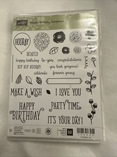 Stampin Up Clear mount Stamps