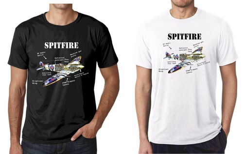 Spitfire mens shirt - mens, ww2