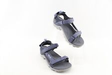 Kids TEVA TANZA Sandals Unisex Strap Hiking Water Shoes Sz 2 Blue 1093489C