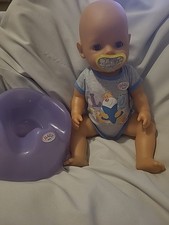 2013 Zapf Creation Drink/wet Boy Doll D-96472 RODENTAL with Potty