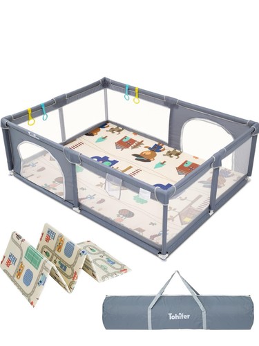 Tohifer playpen with mat - tohifer,