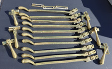 Vintage Reclaimed BEEHIVE  Brass  Casement Window Stays and Handles